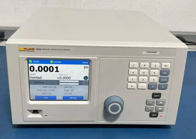 Fluke PPC4-ui A700Ks/A200Ks Dual Module Pressure Controller Calibrator 100PSI