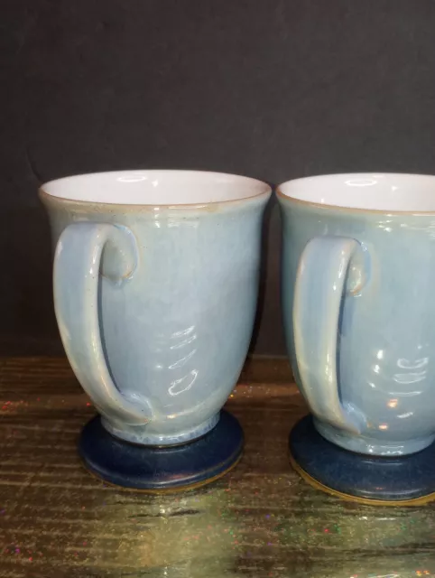 Set of 2 Denby Langley Blue Jetty Mugs 