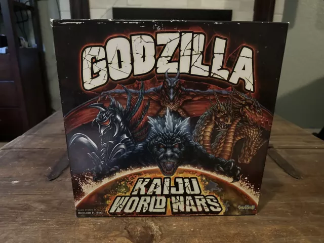 Godzilla Kaiju World Wars Board Game Toy Vault. complete