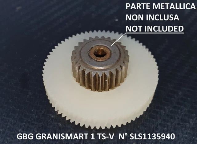 Roue Dentée Nylon Pour Motoréducteur Elco 5057980 - Machine à Slush GBG, Neuve, Fabriquée En Italie
