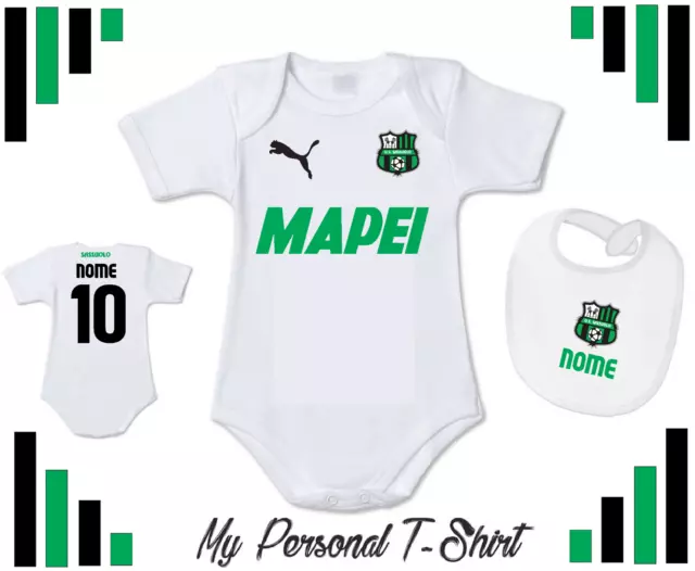 Coordinato Body Bavaglino Neonato Sassuolo Personalizzato Con Nome Idea Regalo