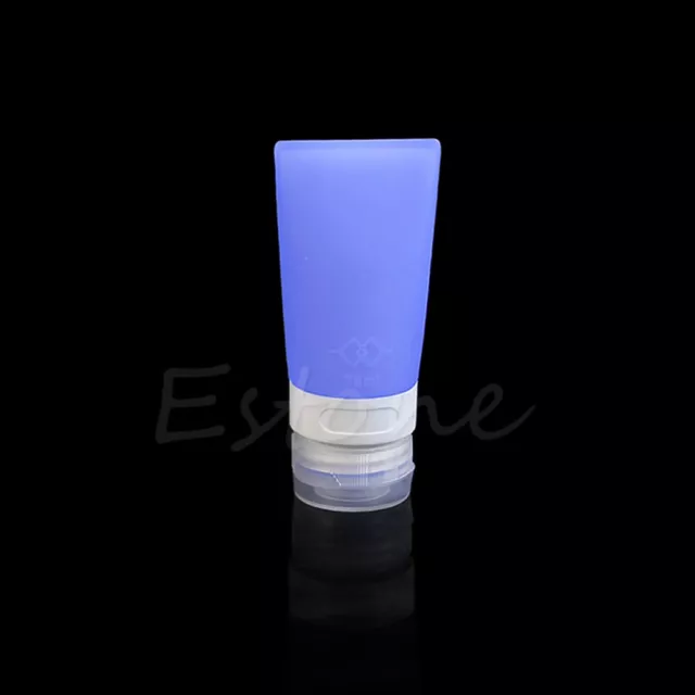 Travel Silicone Packaging Bottle Lotion Bath Shampoo Tube 38ML / 60ML / 80ML