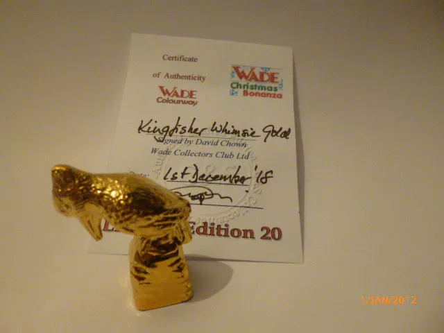 Wade Whimsie Gold Kingfisher Le 20