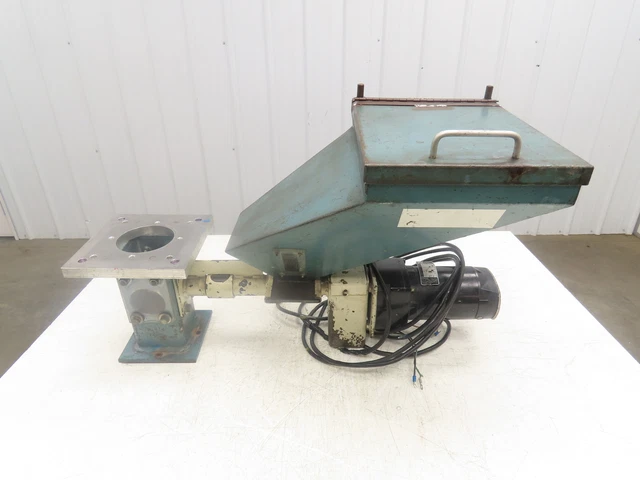 Injection Molding Color Additive Auger Feeder Bodine 130VDC Motor 3Gal Hopper