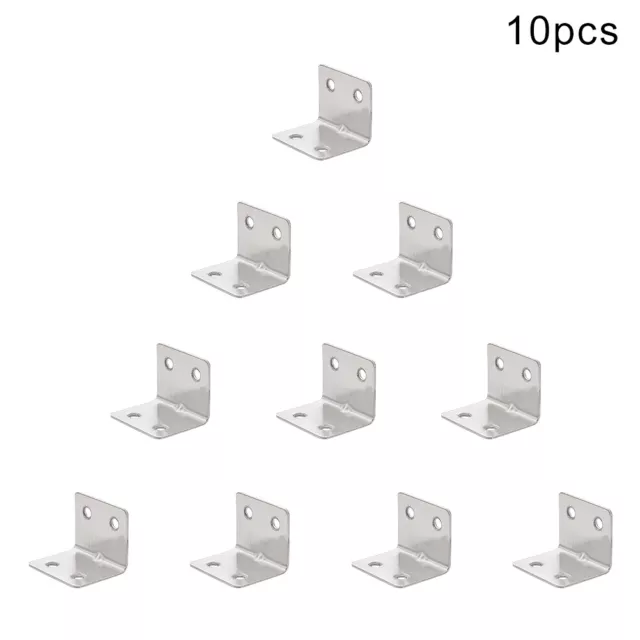 31mm Bracket  Corner Brace Joint Wall Shelf Suppourt L Shape Stainless Steel