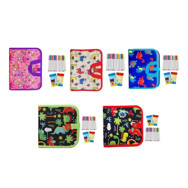 Kids Erasable Book Doodle Set Writing Painting Set Holiday Present Boys Girls