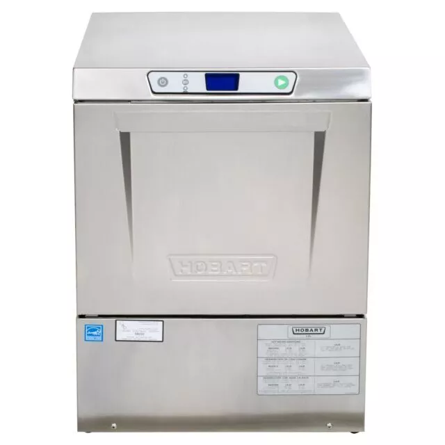 Hobart LXEH-2 High Temp 32 Racks in One Hour Undercounter Dishwasher