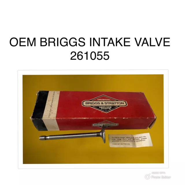 Briggs & Stratton Oem Intake Valve 261055 Replacement Part Diy Steampunk Display