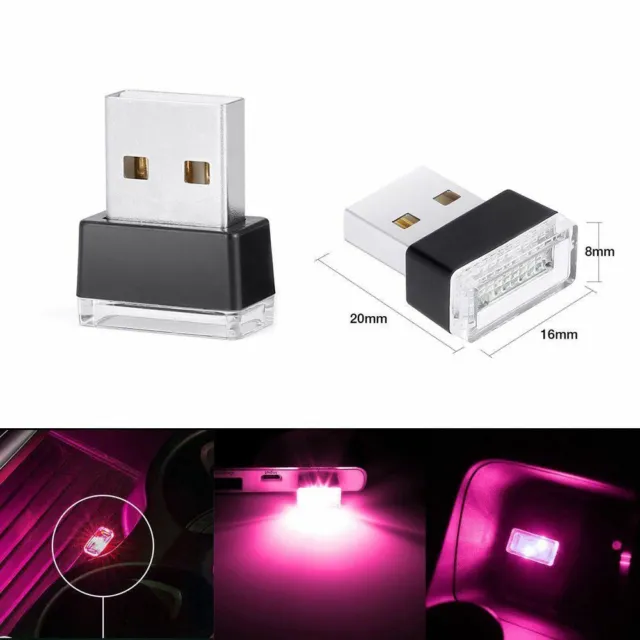 Mini USB LED Auto Innenbeleuchtung Touch Key Neon Atmosphäre