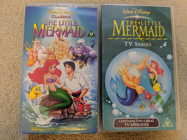 THE LITTLE MERMAID + TV series 2 episodes (VHS) Video Disney Classics £ ...