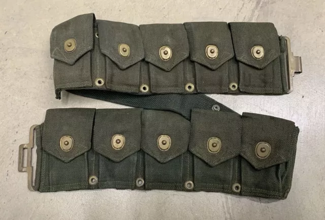 WWII US M1 Garand Ammo Cartridge Belt