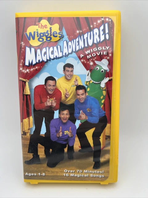 The Wiggles Magical Adventure A Wiggly Movie Vhs THE WIGGLES MAGICAL Adventure! A Wiggly Movie VHS Video Tape with 16