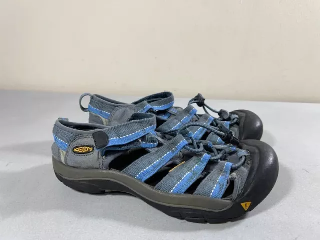 Keen Kids Blue & Gray Suede Waterproof Sport Sandals Big Kids Size 4