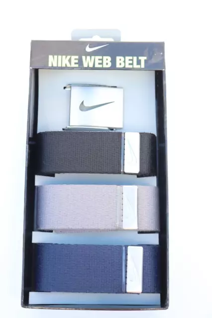 VERY RARE NIKE Golf Adjustable Web Belt Metal Buckle (e) $42.00 - PicClick