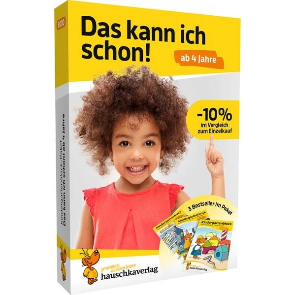 NEU: Kindergartenblock-Paket - Rätseln, Üben, Fördern für Kinder ab 4 Jahre
