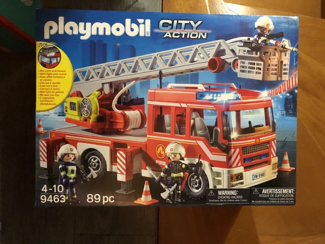 Playmobil 9463 Camion De Pompiers Avec échelle Pivotante, Neuf