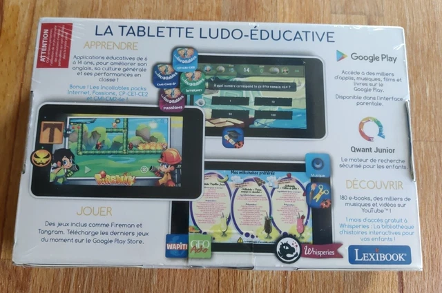 Tablette Lexibook LexiTab Master 7 - 32Go - Android Pour Enfants 6-14 Ans - Bleu
