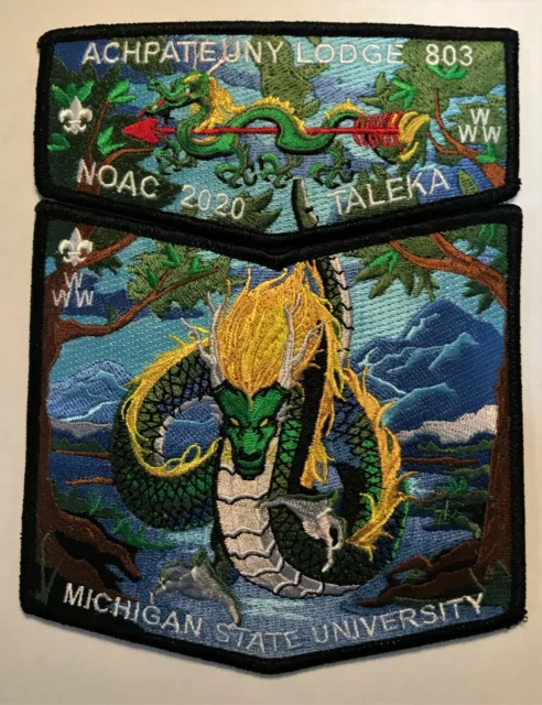 Achpateuny Oa Lodge 803 498 Bsa Far East Japan Taleka 2020 Noac Dragon 2-Patch
