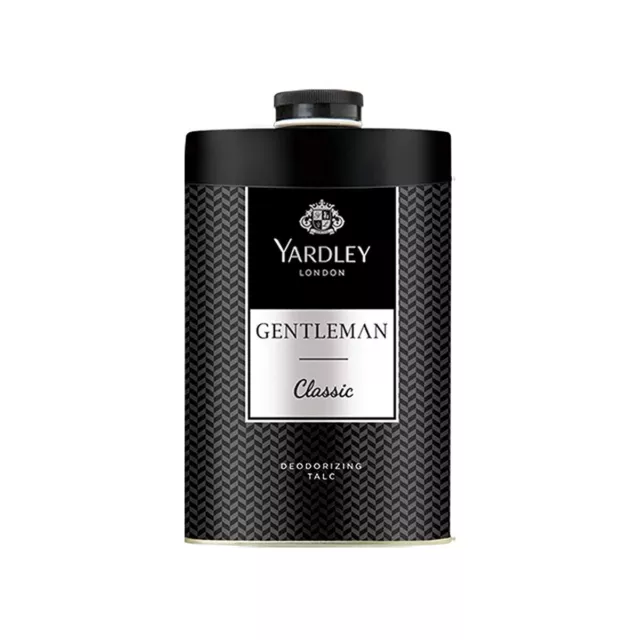 Yardley London Gentleman Classic Deodorant Talkum für Männer, 100 g (1 Stück)