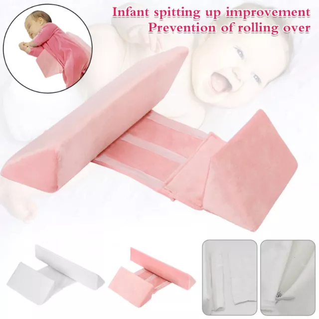 Baby Newborn Side Sleep Pillow Support Wedge Adjustable Anti-Roll Soft Cushion