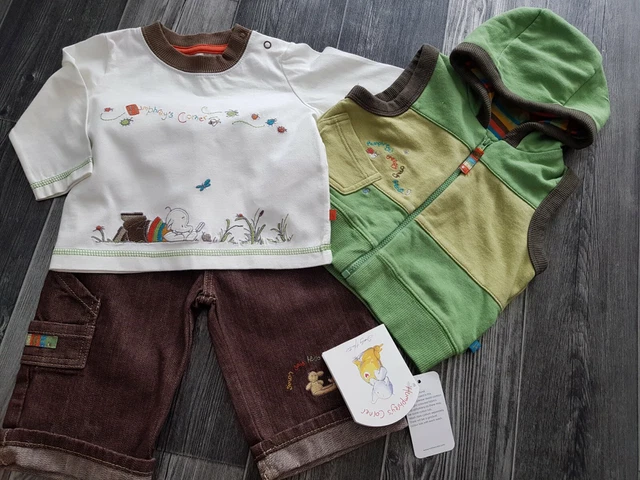 Bnwt Humphreys Corner Gilet Top Jeans Set 3-6 Months Baby Shower Gift  Autumn