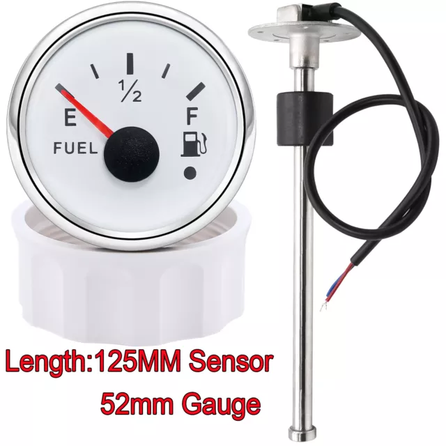 100-1000mm Fuel Level Sensor Sender+52mm Fuel Level Gauge for Boat Car Truck ATV 3