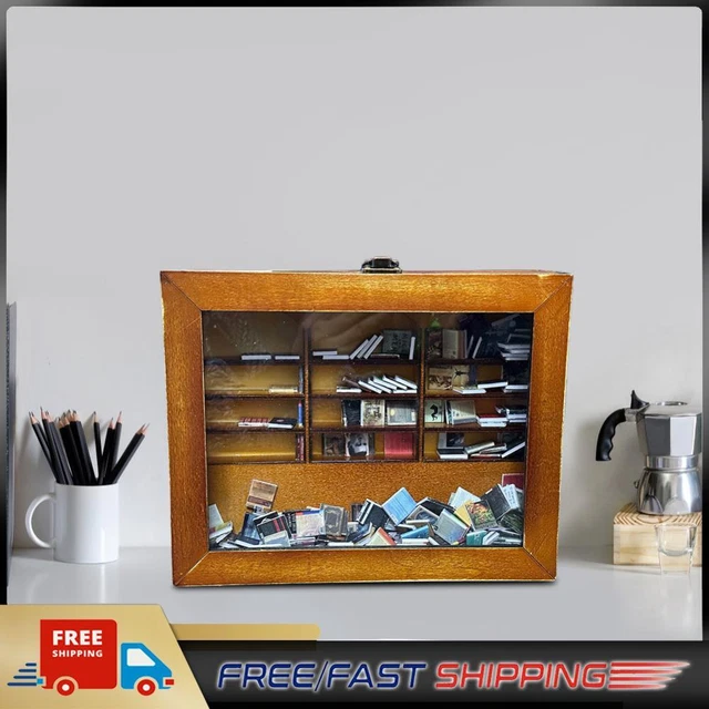MATCH BOXES SHAKE Away Your Anxiety Miniature Book Wooden Library ...