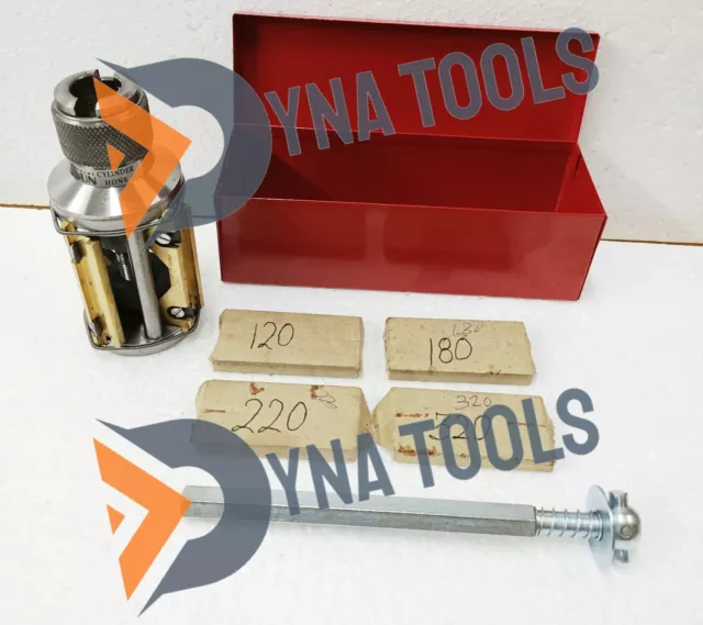 CYLINDER ENGINE HONE KIT 62 TO 88MM HONING MACHINE + 4x HONING STONES + MetalBox