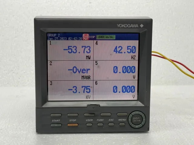 Yokogawa FX106-4-2 Suffix /C3 100-240VAC Recorder