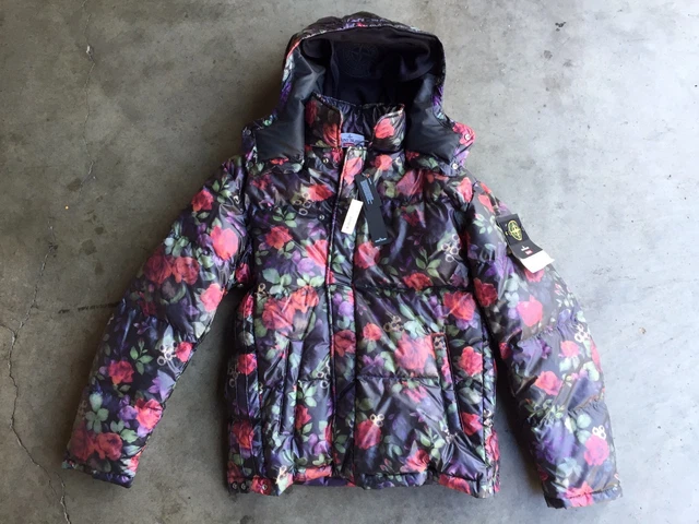 Supreme stone island lamy deals cover stampato puffy jacket black