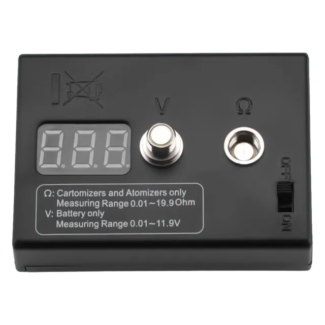 High Precision Coil Resistance Tester W/LED Screen Digital Display 0.01～19.9Ω