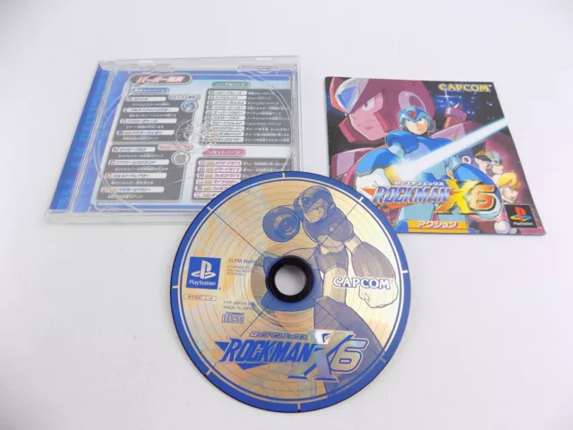 Mint Disc Playstation 1 Ps1 Rockman X6 Japanese Free Postage