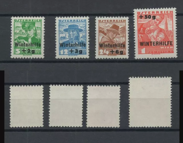 Östereich 1935 Michel-Nr. 613 - 616 postfrisch