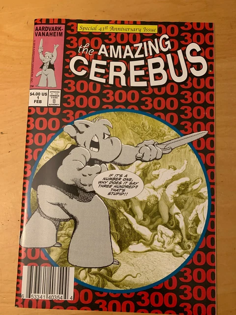 Amazing Cerebus 1, Nm+ 9.6, 1St Print, Cgc Worthy, Aardvark Vanaheim