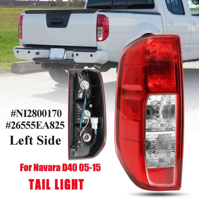 1X Izquierda Luces Traseras LED Para Nissan Navara D40 2005-2015
