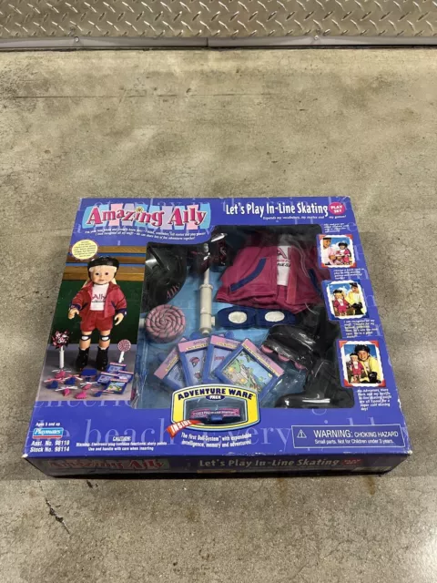 Amazing Ally Let's Play In-Line Skating Playset (2001) BRAND NEW SEALED