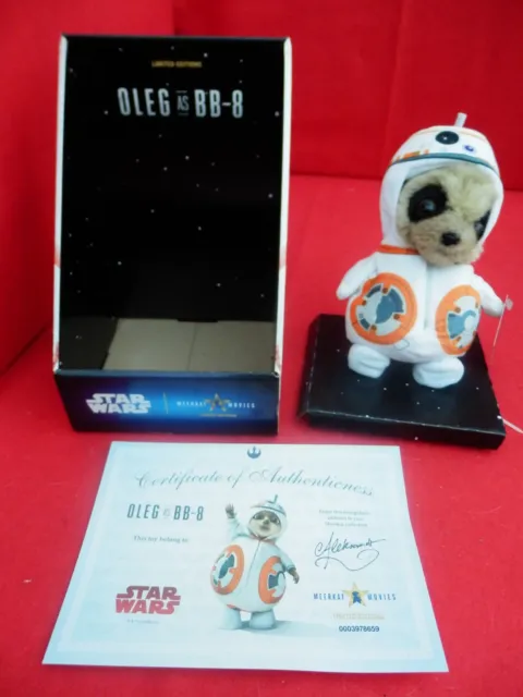 BB-8 Oleg Compare the Meerkat Plush toy, BNWT and certificate, original box