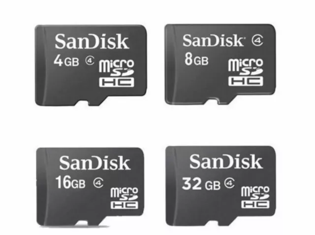 Sandisk Micro SD 8/16/32/64/128 GB SDHC Memory Card Mobile Phone Tablet Camera
