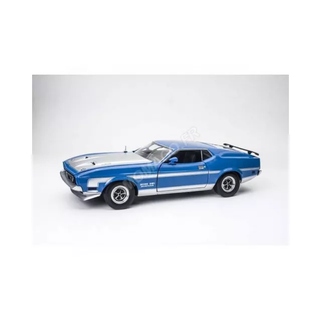 Sunstar SUN3628  FORD MUSTANG PRO STOCK DRAG CAR 1971 BLEU 1/18