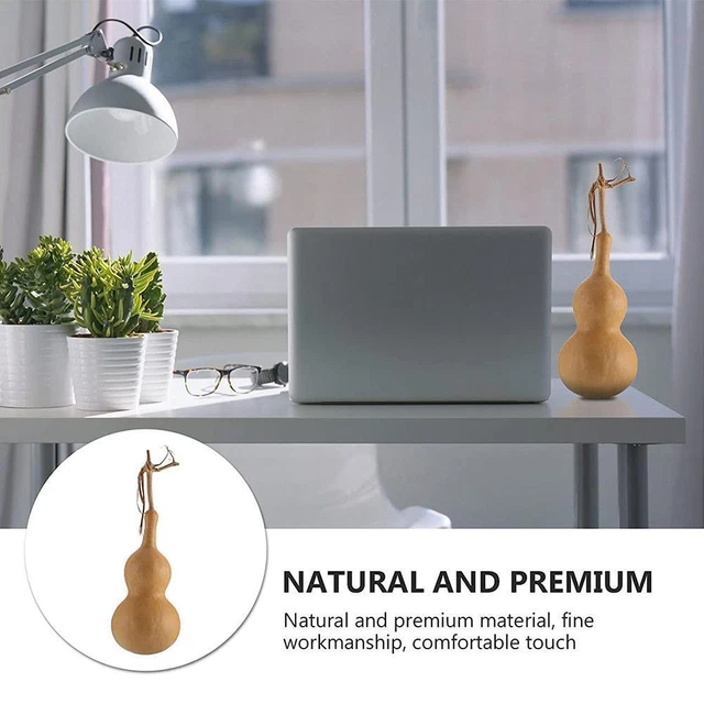 9-12 cm Botella de Vino Seco Real Potable Adornos de Calabaza VENTA Decoración G2N3