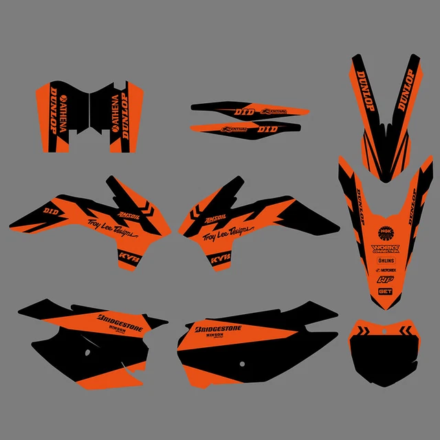 Team Graphics Decals Stickers For KTM 125 150 250 300 350 450 SX XC F 2013-2014