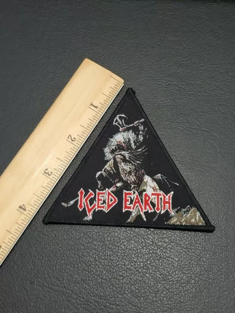 Iced Earth Night of the Storm Rider patch, T-shirts Iron on Clothing Woven Badge 3