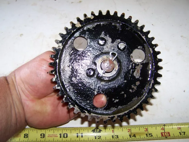 1 1/2 2hp HERCULES ECONOMY Hit Miss Gas Engine Cam Gear Steam Tractor Oiler