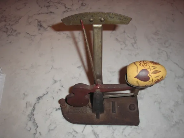 Vintage EGG SCALE SIZE GRADER Oakes Mfg Tipton Indiana Made in USA
