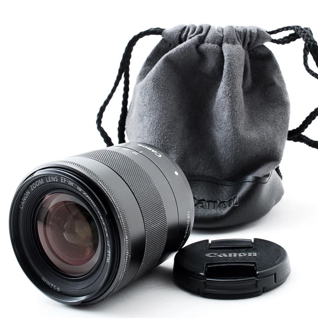 Canon Ef-m 18-55mm F/3.5-5.6 Is Stm Objectif [Excellent Avec / Étui De Japon
