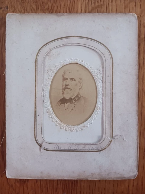 Confederate CDV-General Robert E Lee-RICHMOND VIRGINIA GALLERY-Spring 1863