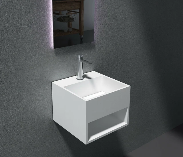 Bernstein Hänge-Waschbecken PB2158 - 60 X 46 X 35 Cm Weiß Matt