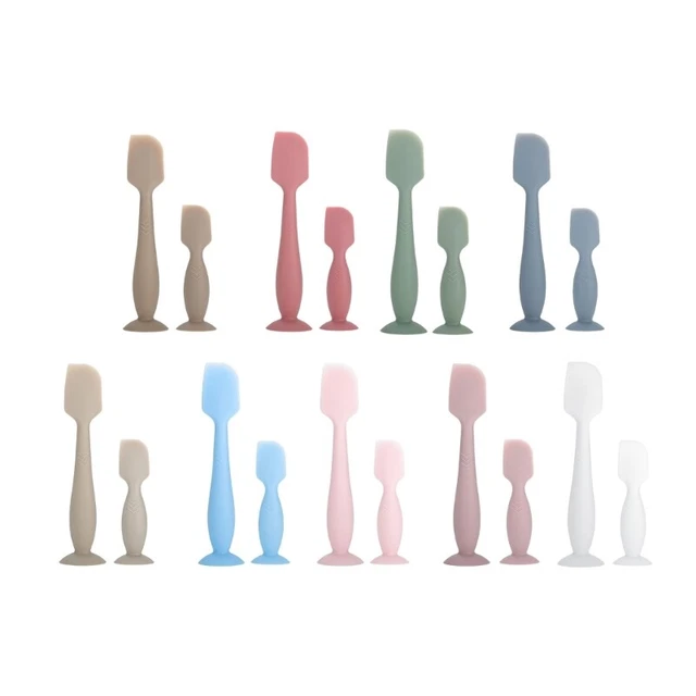 Baby Diaper Cream Spatula Applicator Soft Silicone Baby Butt Pastes Spatula 2pcs