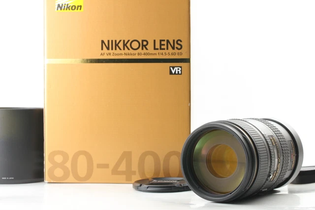 [MINT+++ in Box ] Nikon AF VR NIKKOR 80-400mm f4.5-5.6 D ED Zoom Lens From Japan