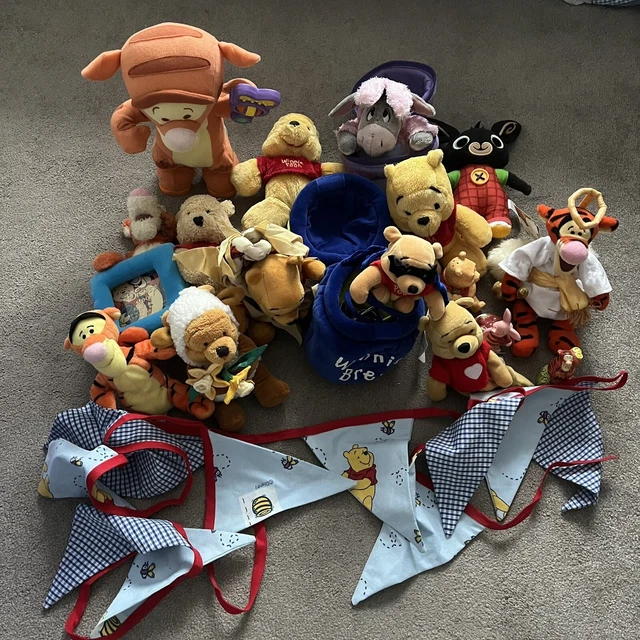 DISNEY STORE WINNIE The Pooh Plush Toy Job Lot Inc Jumping Tigger £5.00